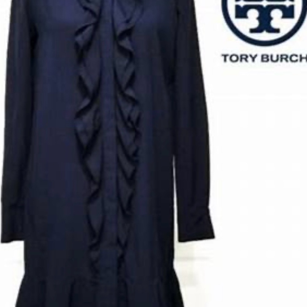 Tory Burch Black Ruffled Blouse - Picture 6 of 6